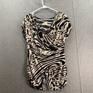 Agenda Shirt Women Small Short Sleeve Casual Shirt Ladies